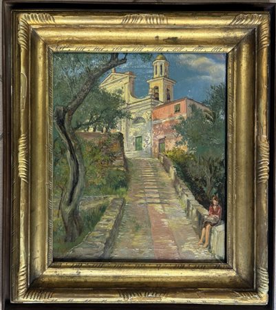 Giuseppe  Bodrato La Spezia 1886 - 1954 Aosta, Chiesa di San Lorenzo a Santa Margherita Ligure