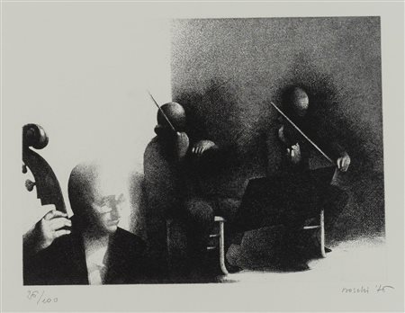 Dino Boschi (Bologna 1923 - 2015), “Il concerto”, 1976.