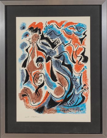 André Masson (Balagny-sur-Thérain 1896 - Parigi 1987), “Senza titolo”.