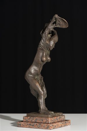 Pericle Fazzini (Grottammare, 1913 – Roma, 1987), “Nudo femminile con velo”.