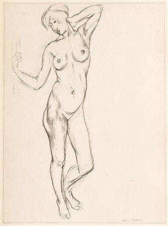 Henri Matisse (Le Cateau-Cambrésis 1869 – Nizza 1954), “Nudo femminile”, Planche XLIV.