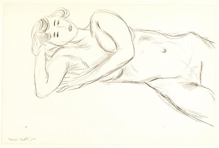 Henri Matisse (Le Cateau-Cambrésis 1869 – Nizza 1954), “Nudo disteso”, Planche XXXV.