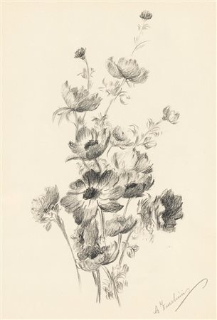 Agostino Zucchini (Fiesso di Budrio 1894 - Bologna 1972), “Fiori”.