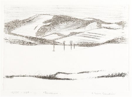 Gino Gandini (Reggio Emilia 1912 - 2002), “Inverno”, 1976.