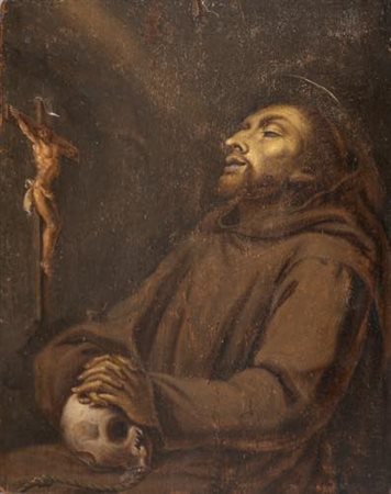 Giuseppe Maria Crespi (Bologna 1665-1747), San Francesco in estasi. 