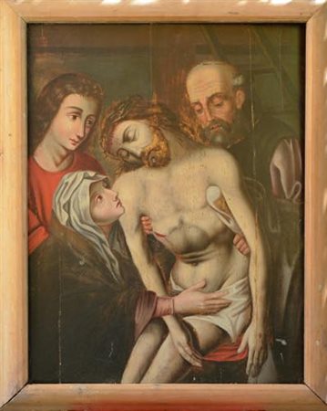 Seguace di Rogier van der Weyden. Deposizione dalla croce.