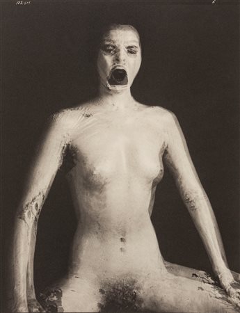 David Bailey (1938)  - Scream, dal portfolio "One Year in Tibet", 1986