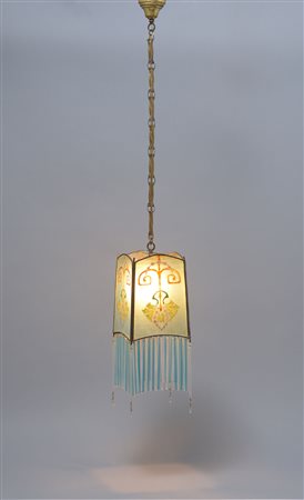 A suspension ceiling lamp Liberty supsension lamp, Italy circa 1900&nbsp;A...