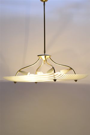 A suspension ceiling lamp A suspension lamp, Italy 1950&#39;sA...