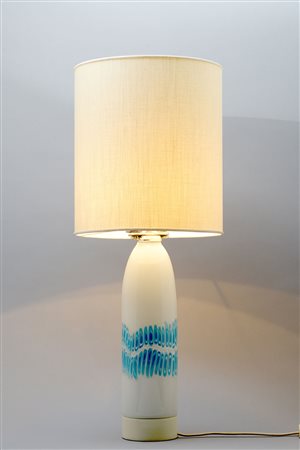 A glass table lamp Esperia, lamp by&nbsp;Peter&nbsp;Pelzel, Italy 1965Lamp...