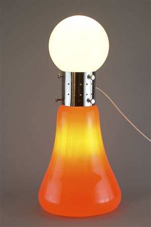 A floor lamp Mazzega, blown glass floor lamp by Carlo&nbsp;Nason,...