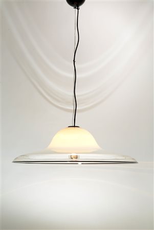 A large glass suspension ceiling lamp Effetre&nbsp;International...