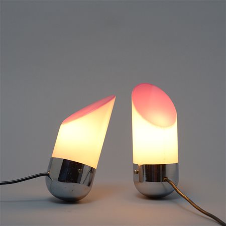 Two bedside table lamps A pair of bedside table lamps, Italy 1970&#39;sA pair...