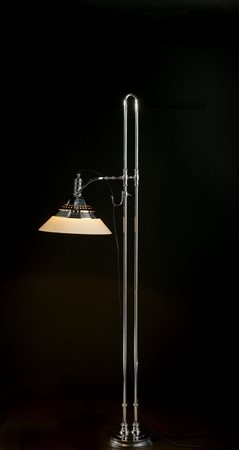 A chrome-finish floor lamp Enea Bracciali, Light Machines,...