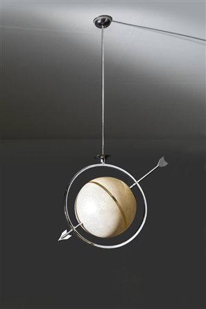 GIO PONTI, nello stile di<BR>Lampada a sospensione mod. Saturno