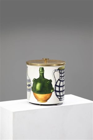 PIERO FORNASETTI<BR>Milano 1913 - 1988<BR>Portaghiaccio mod. Orci Romagnoli