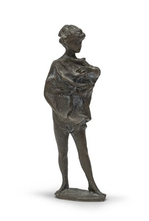 BRONZO FANCIULLA DI AUGUSTO MURER, 1978