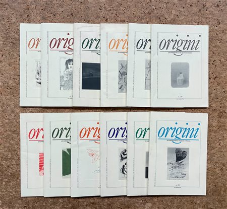 ORIGINI - QUADRIMESTRALE DI -SEGNO E POESIA - Lotto unico di 12 numeri dell'omonima rivista