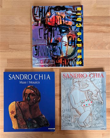 SANDRO CHIA - Lotto unico di 3 cataloghi