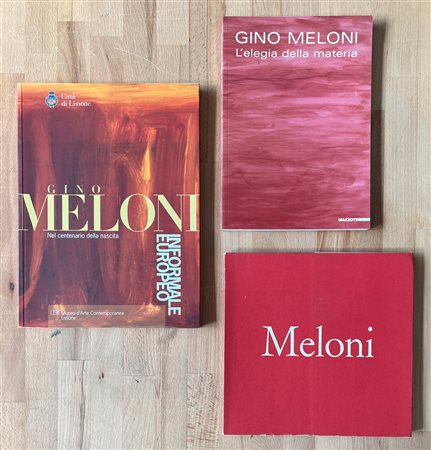 GINO MELONI - Lotto unico di 3 cataloghi