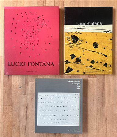 LUCIO FONTANA - Lotto unico di 3 cataloghi