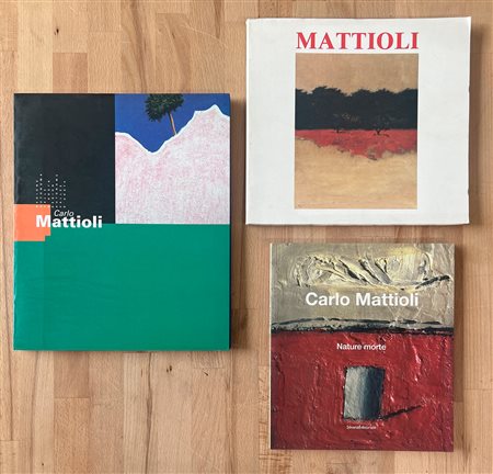 CARLO MATTIOLI - Lotto unico di 3 cataloghi