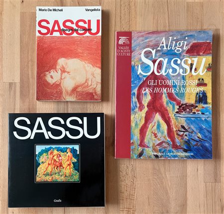 ALIGI SASSU - Lotto unico di 3 cataloghi