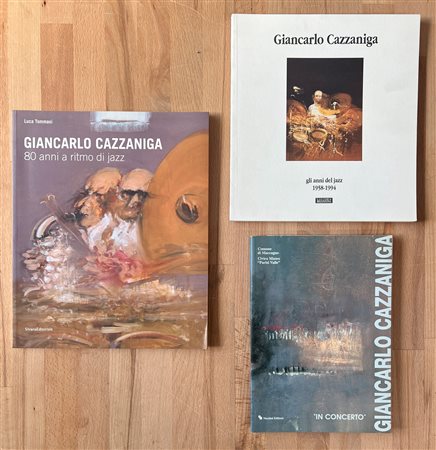 GIANCARLO CAZZANIGA - Lotto unico di 3 cataloghi