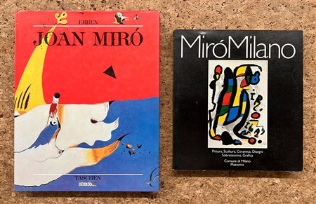 JOAN MIRÓ - Lotto unico di 2 cataloghi: