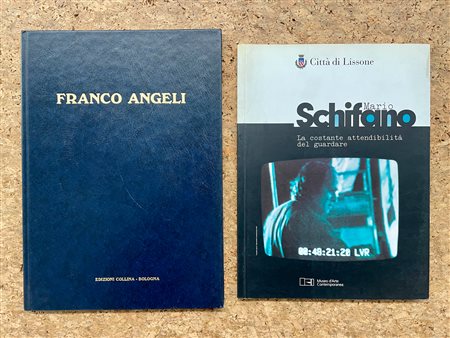 FRANCO ANGELI E MARIO SCHIFANO - Lotto unico di 2 cataloghi: