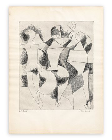 MARINO MARINI (1901-1980) - Trio, 1954