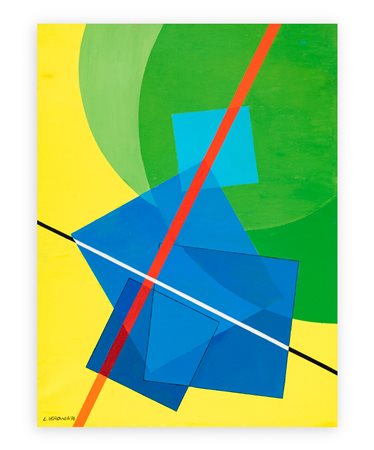 LUIGI VERONESI (1908-1998) - Costruzione X 7, 1996 (2717)