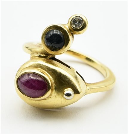 Rita Gallé (Caltanissetta 1931 – Oaxaca, Messico 2009) - ANELLO IN ORO...