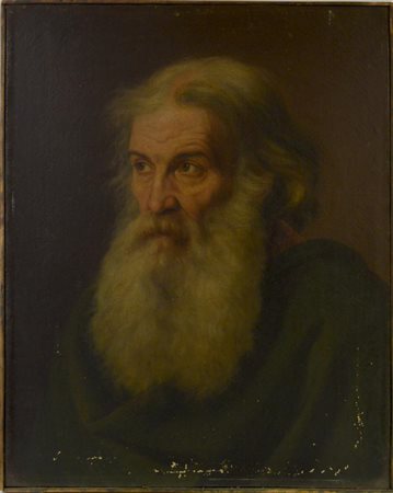 Scuola del XIX secolo RITRATTO MASCHILE olio su tela, cm 64x50,5