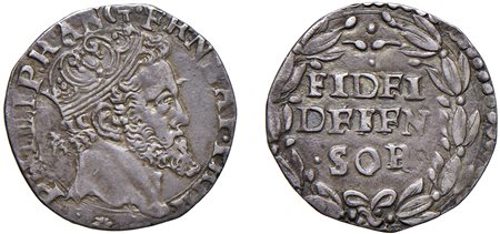 NAPOLI - FILIPPO II (1554-1598) - Carlino, s.d., IBR