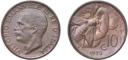 VITTORIO EMANUELE III (1900-1943) - 10 centesimi 1932