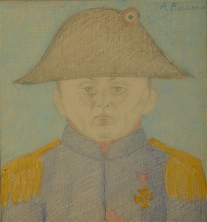 BUENO ANTONIO (1918 - 1985) - NAPOLEONE AUTORITRATTO, 1974.