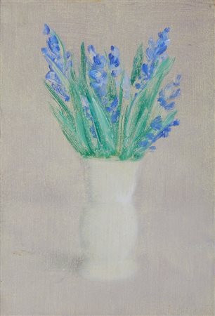 BUENO ANTONIO (1918 - 1985) - VASO CON FIORI (VERDI), 1980.