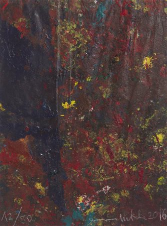 NITSCH HERMANN (1938 - 2022) - SENZA TITOLO, 2016.