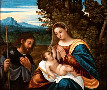 Madonna con Bambino e San Rocco