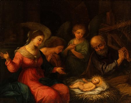 Natività con angeli