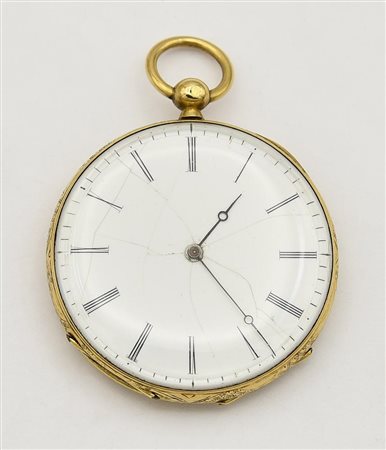 Orologio da tasca, Francia, fine 800, oro 18K CASSA: in oro 18K con doppio...