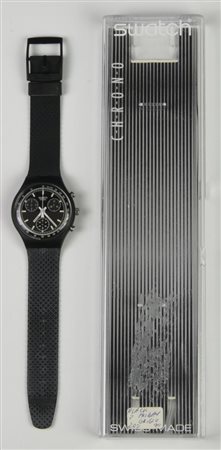 SWATCH CHRONO, 1990 mod. BLACK FRIDAY (variante), cod. SCB100 anno 1990...