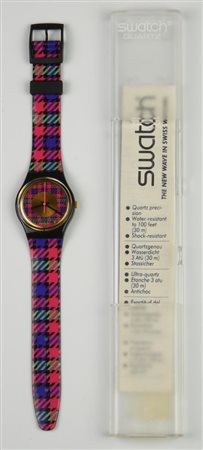 SWATCH FASHION SQUARE, 1992 mod. TWEED, cod. GB147 anno 1992 Completo di...