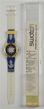 SWATCH THE SAILORS, 1992 mod. BLUE ANCHORAGE, cod. GK140 anno 1992 Completo...