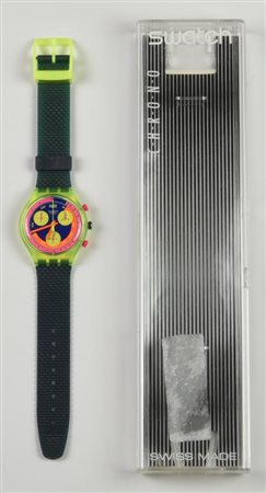 SWATCH CHRONO, 1992 mod. GRAND PRIX, cod. SCJ101 anno 1992 Completo di...