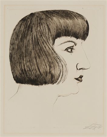 OTTO DIX, Mutzli (Bildnis Frau Dix)