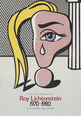 ROY LICHTENSTEIN, Manifesto espsizione Firenze 1982