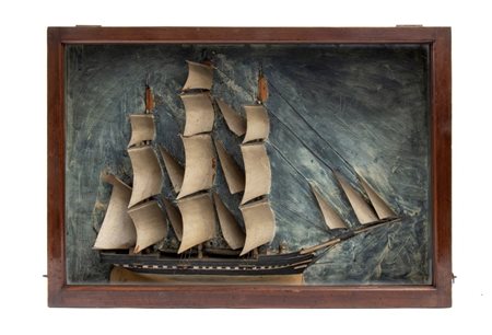  
Diorama Navale 
 cm 53x77x14