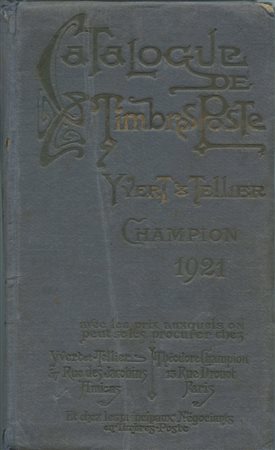  
Catalogo Yvert-Tellier del 1921 
 